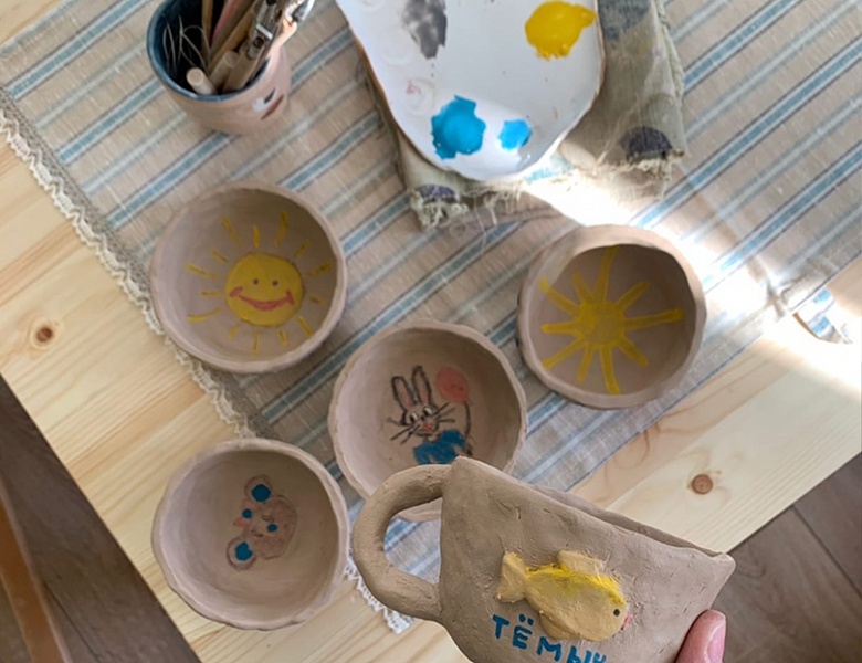 Мастер-класс по керамике для родителей детей паллиативного отделения АОДКБ