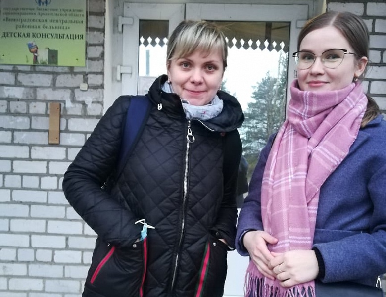 Архангельские врачи осмотрели детей в Виноградовском районе